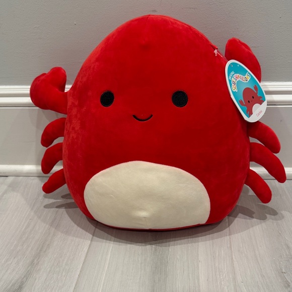 Squishmallows Bright Red Crab Plush - Picture 1 of 3